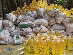 Sharing Blessings: Food Distribution Among Needy People in Pirojpur District
